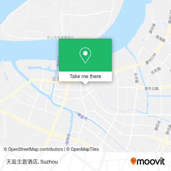 天逅主题酒店 map