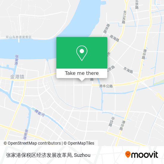 张家港保税区经济发展改革局 map