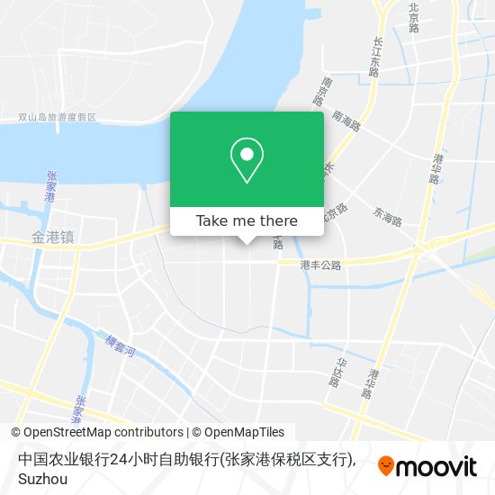 中国农业银行24小时自助银行(张家港保税区支行) map
