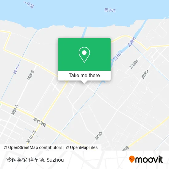 沙钢宾馆-停车场 map