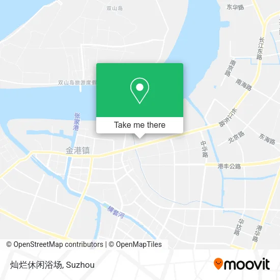 灿烂休闲浴场 map