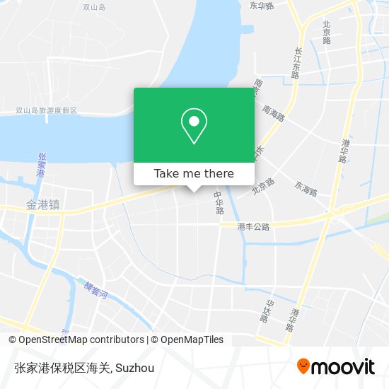 张家港保税区海关 map