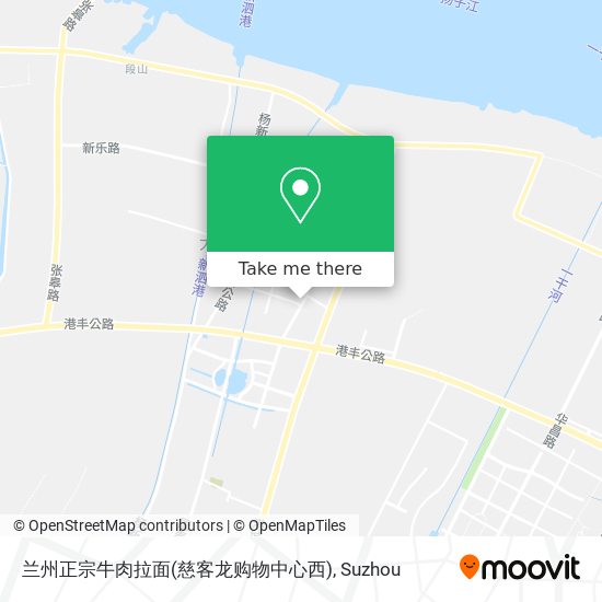兰州正宗牛肉拉面(慈客龙购物中心西) map