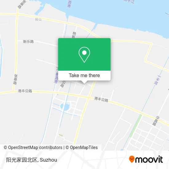 阳光家园北区 map