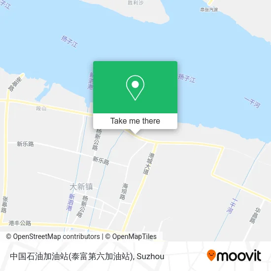 中国石油加油站(泰富第六加油站) map