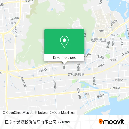正宗华盛源投资管理有限公司 map