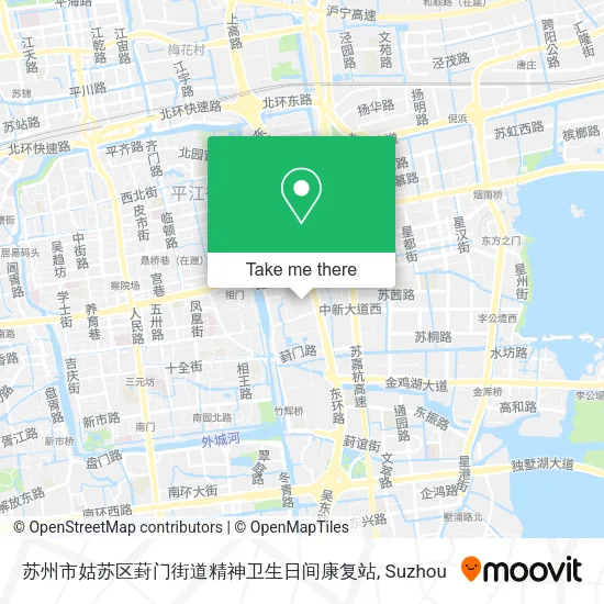 苏州市姑苏区葑门街道精神卫生日间康复站 map