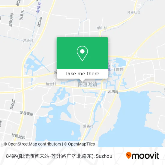 84路(阳澄湖首末站-莲升路广济北路东) map