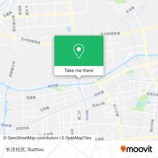 长泾社区 map