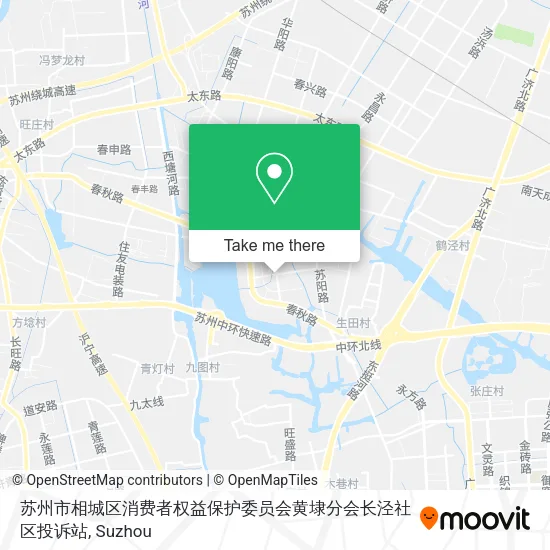 苏州市相城区消费者权益保护委员会黄埭分会长泾社区投诉站 map