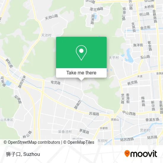 狮子口 map