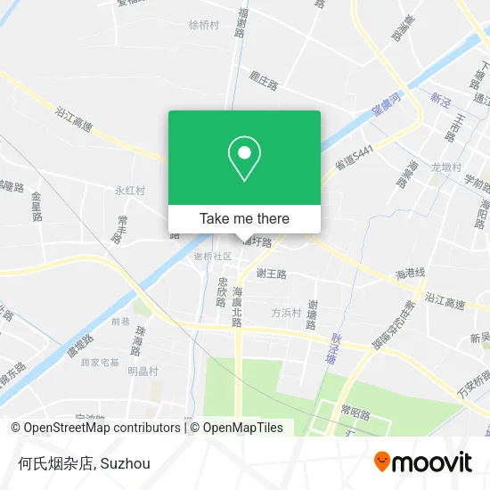 何氏烟杂店 map