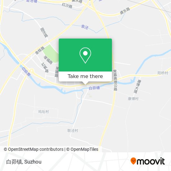 白茆镇 map