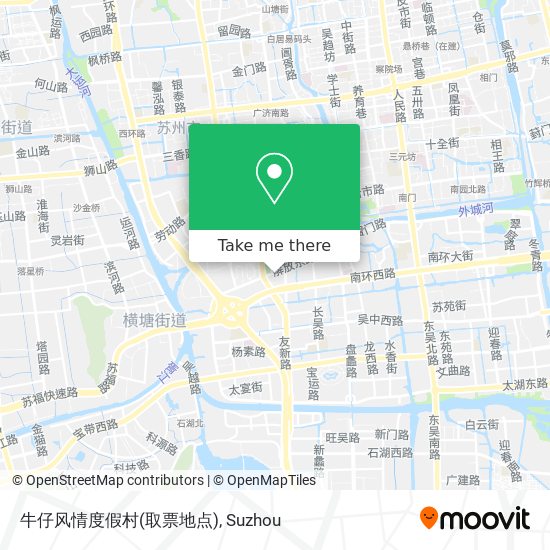牛仔风情度假村(取票地点) map