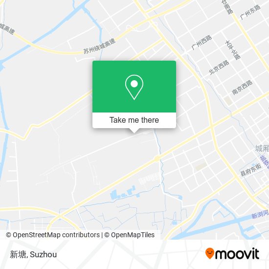 新塘 map