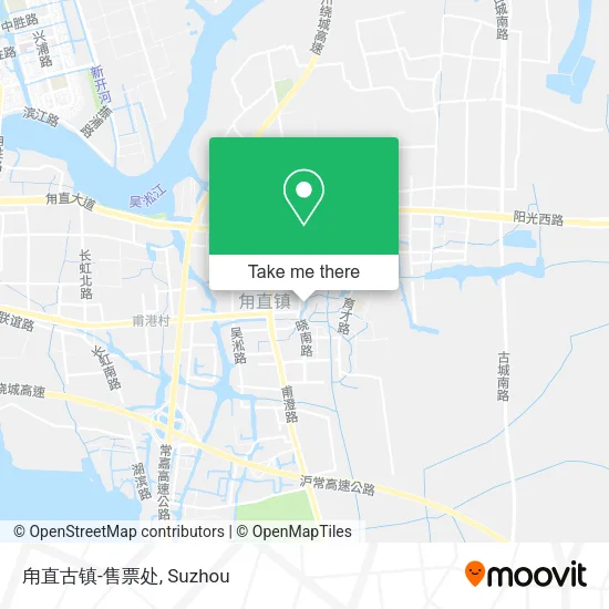 甪直古镇-售票处 map