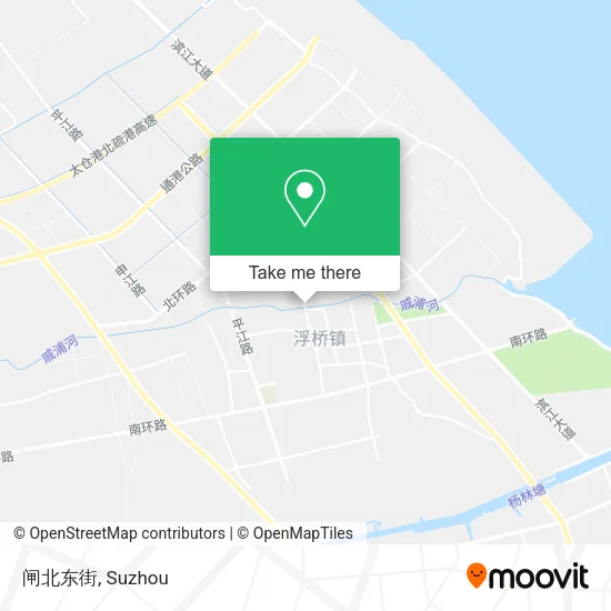 闸北东街 map