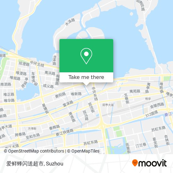 爱鲜蜂闪送超市 map