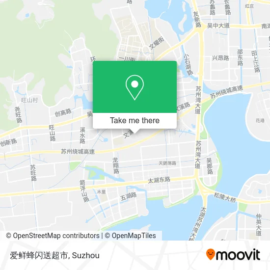 爱鲜蜂闪送超市 map