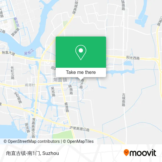 甪直古镇-南1门 map