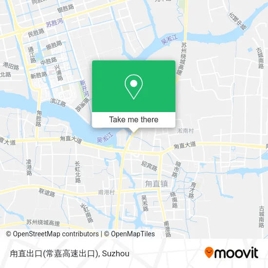 甪直出口(常嘉高速出口) map