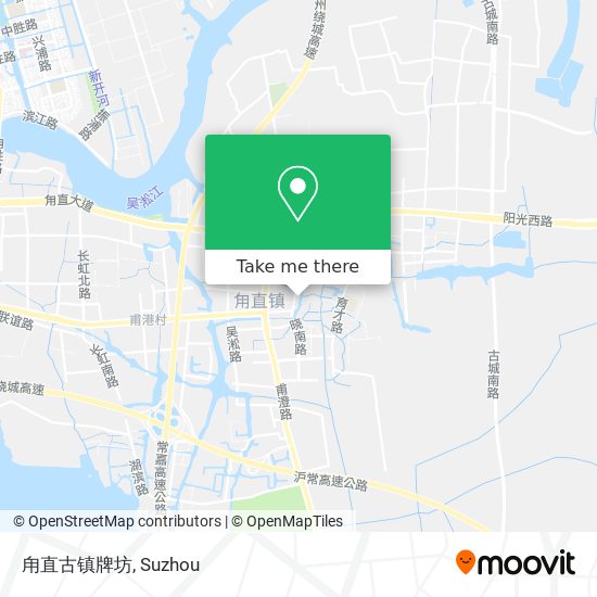 甪直古镇牌坊 map