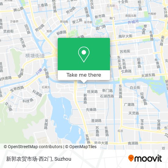 新郭农贸市场-西2门 map