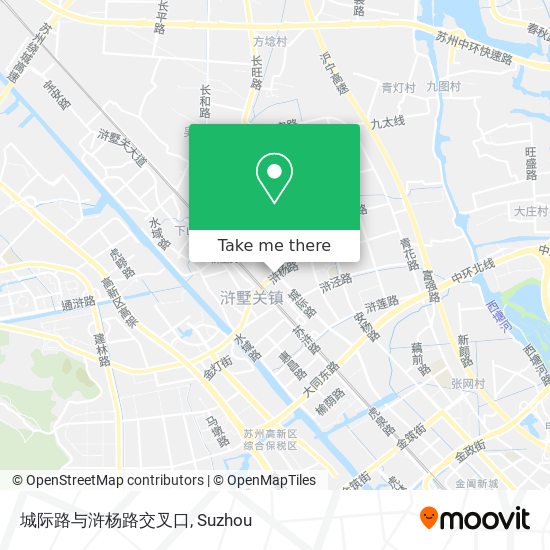 城际路与浒杨路交叉口 map