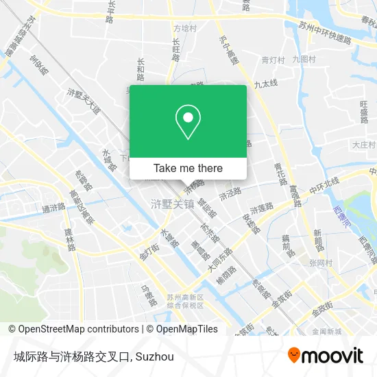 城际路与浒杨路交叉口 map