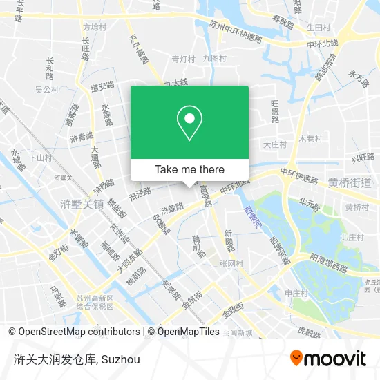浒关大润发仓库 map