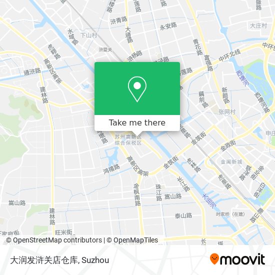 大润发浒关店仓库 map