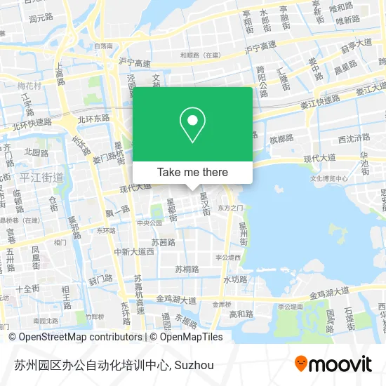 苏州园区办公自动化培训中心 map
