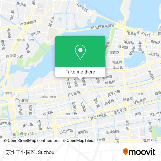 苏州工业园区 map