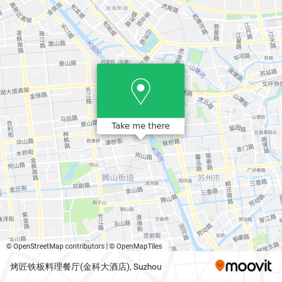 烤匠铁板料理餐厅(金科大酒店) map
