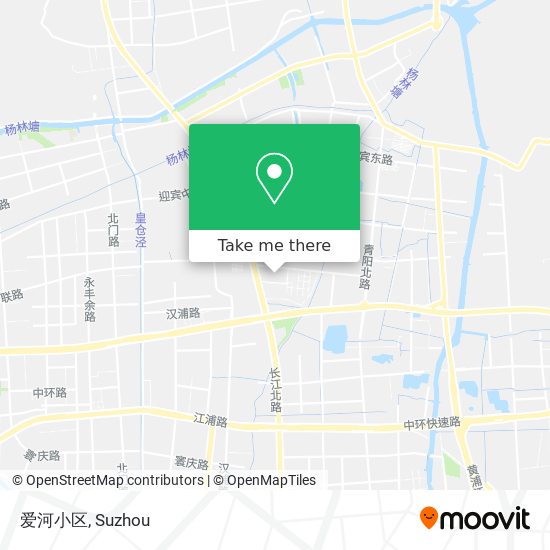 爱河小区 map