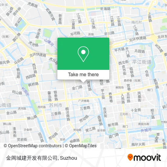 金阊城建开发有限公司 map