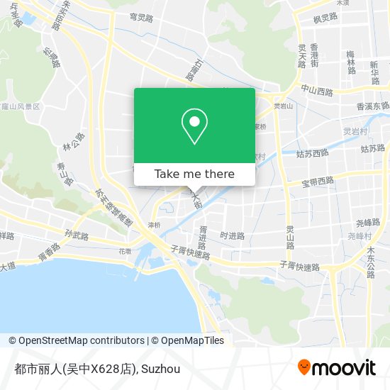 都市丽人(吴中X628店) map