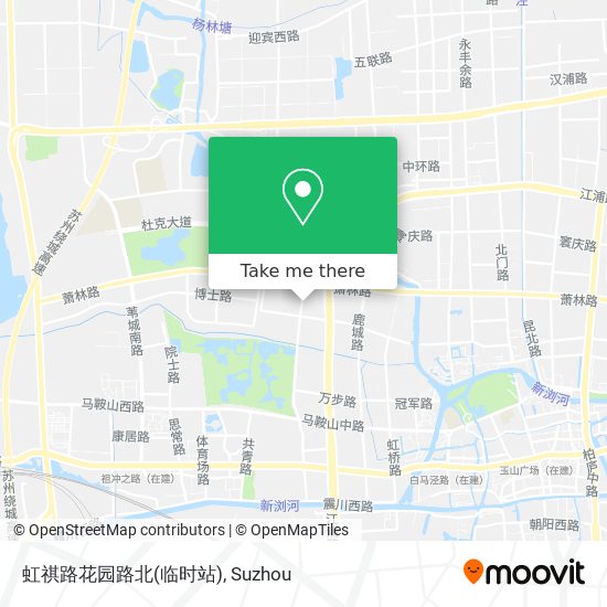 虹祺路花园路北(临时站) map