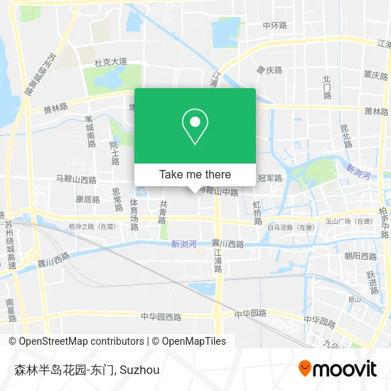 森林半岛花园-东门 map