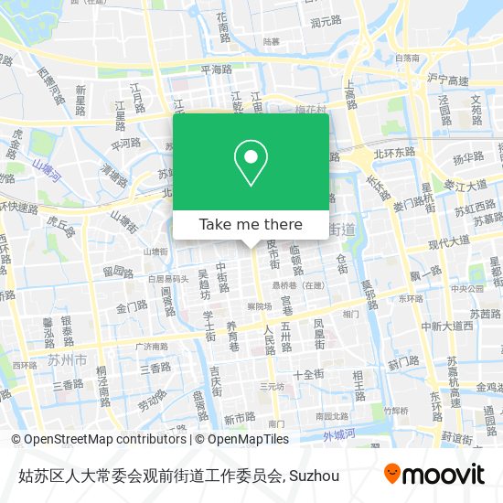 姑苏区人大常委会观前街道工作委员会 map