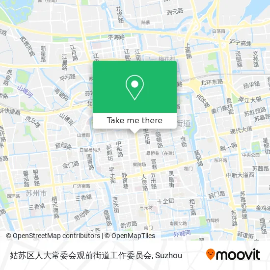 姑苏区人大常委会观前街道工作委员会 map