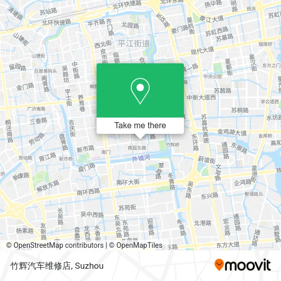 竹辉汽车维修店 map