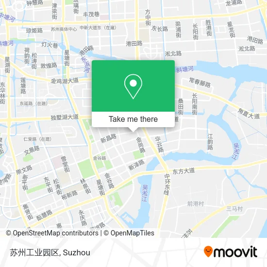 苏州工业园区 map
