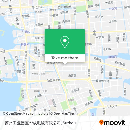 苏州工业园区华成毛毯有限公司 map