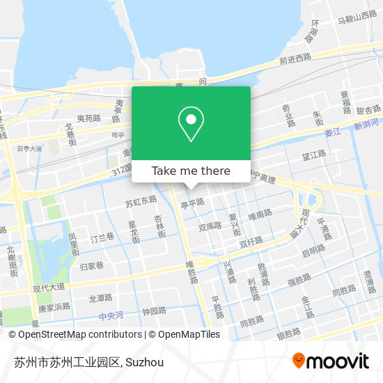 苏州市苏州工业园区 map