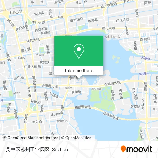 吴中区苏州工业园区 map