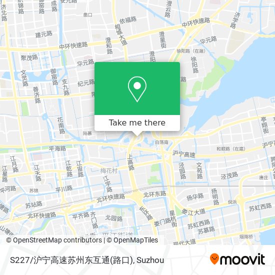 S227/沪宁高速苏州东互通(路口) map