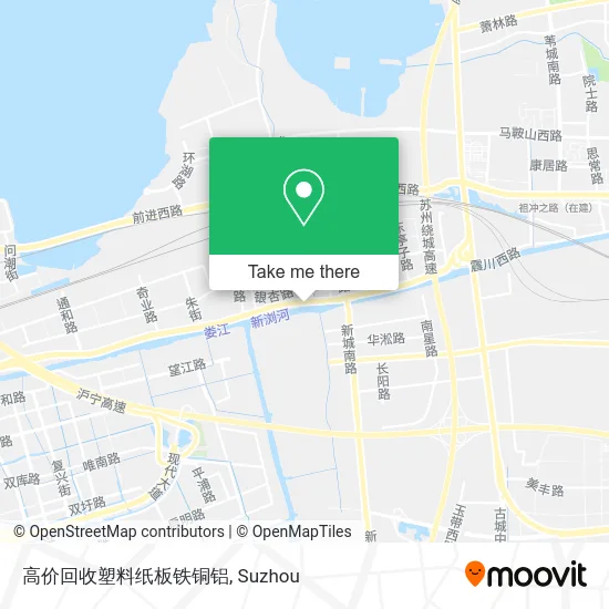 高价回收塑料纸板铁铜铝 map