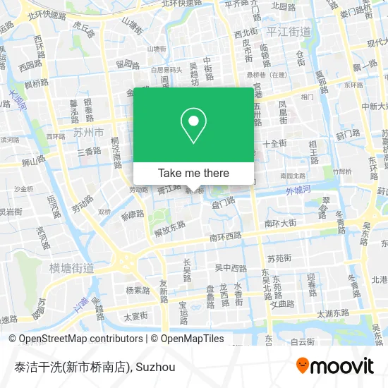 泰洁干洗(新市桥南店) map