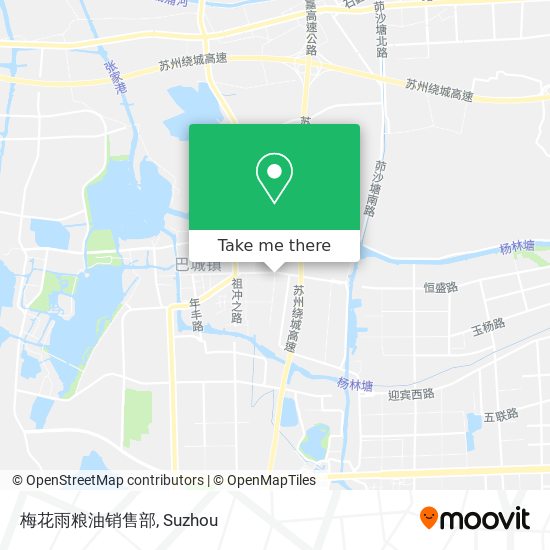 梅花雨粮油销售部 map